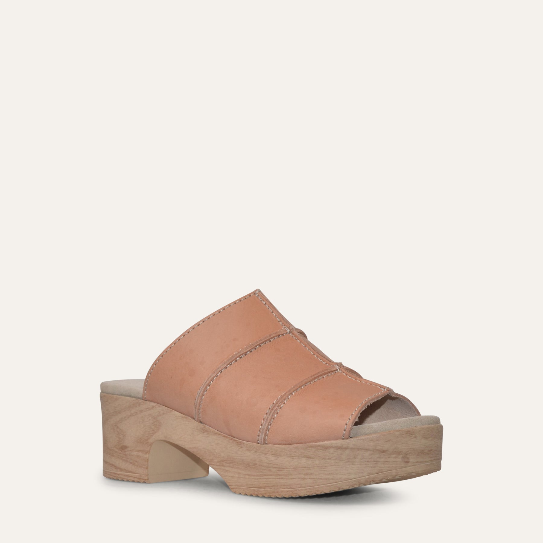 Tova natural leather clog sandal Calou