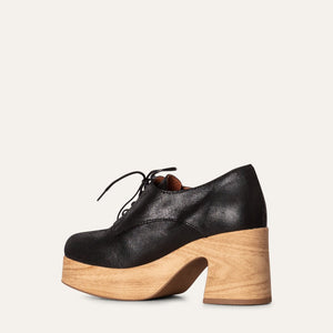 CL Collaclou Spike Clear Flat Embellished Pvc and Patent Leather Black