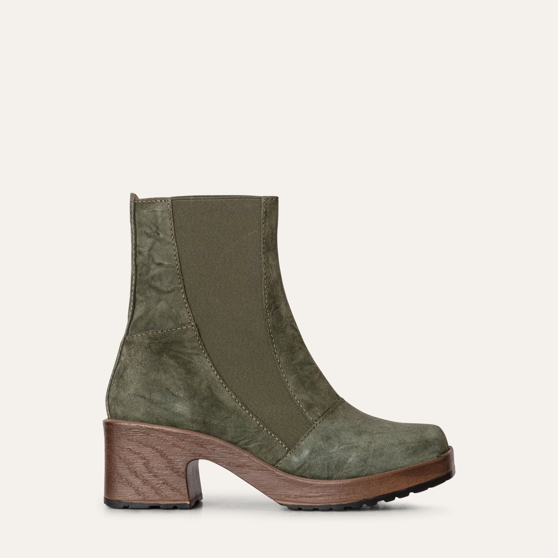 Green suede boots best sale