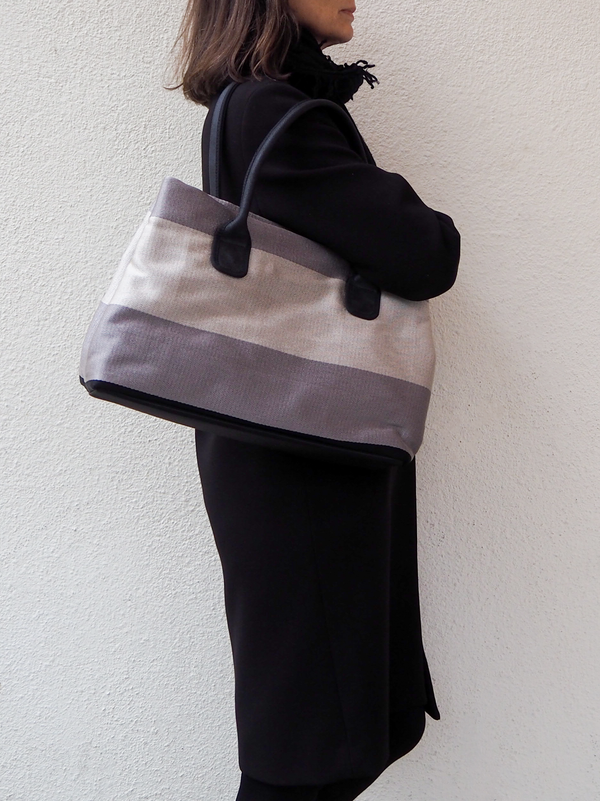 The Calou Bag -Sandra Black/Grey